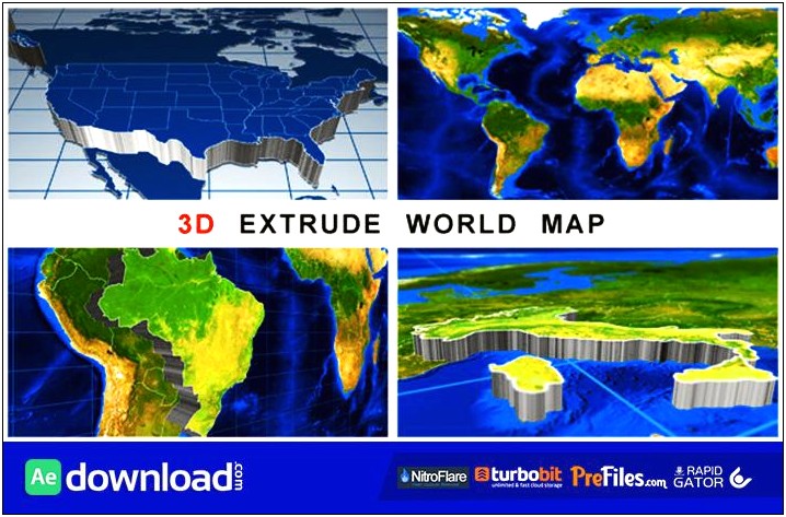 Videohive Map Kit After Effects Templates Free Download