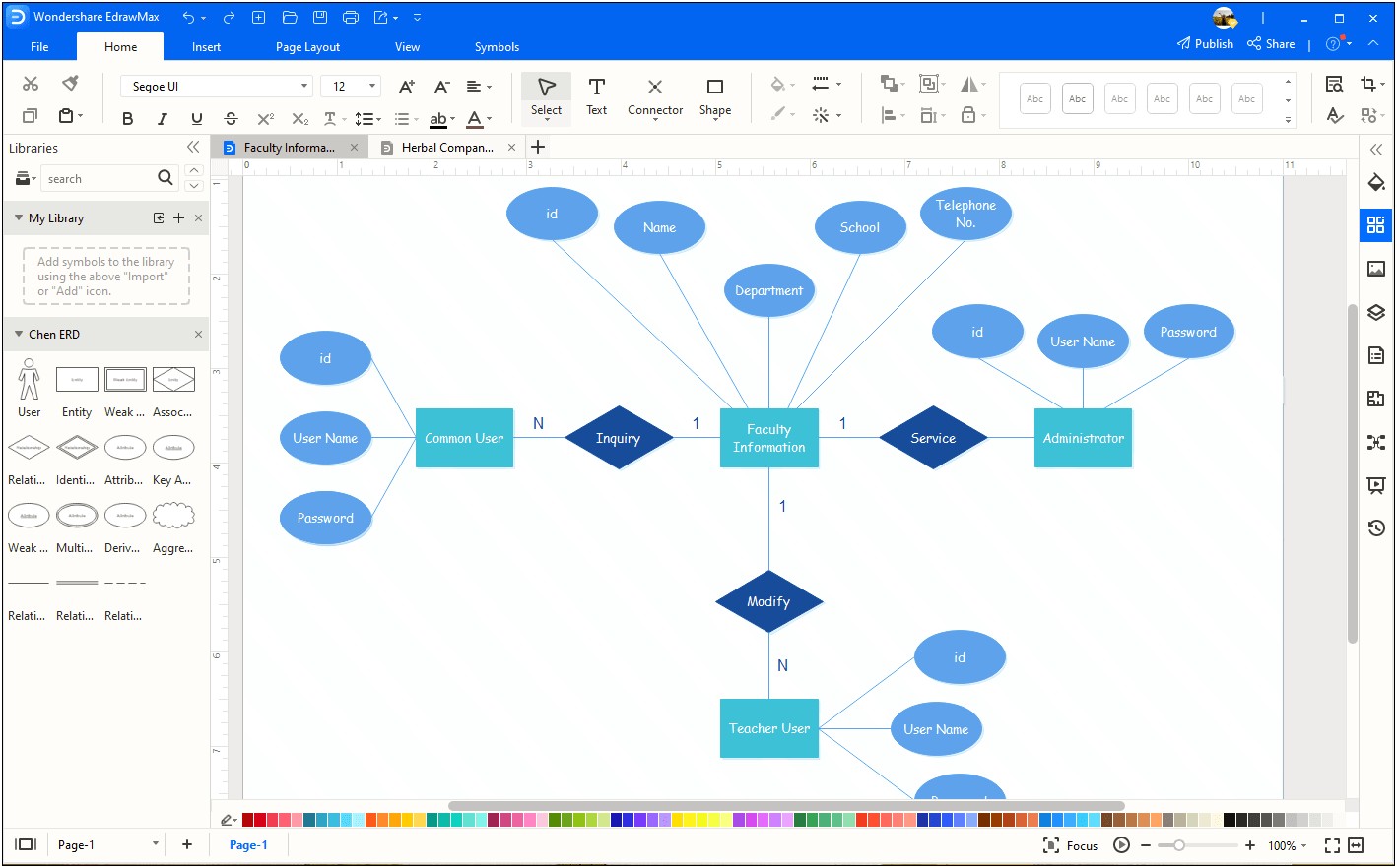 Visio Entity Relationship Diagram Template Download