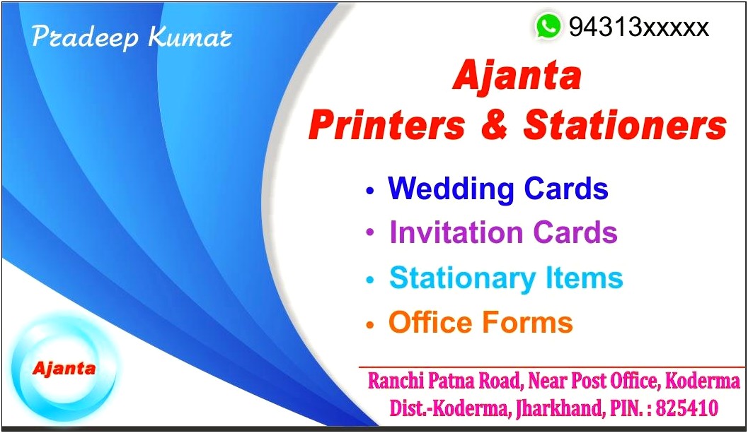 Visiting Card Templates In Cdr Format Free Download