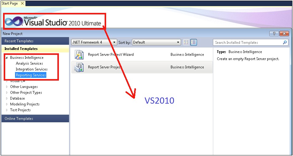 Visual Studio 2010 Business Intelligence Templates Download