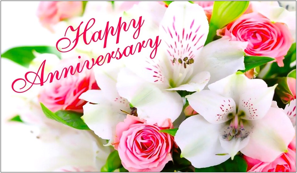 Wedding Anniversary Themes For Powerpoint Template Free