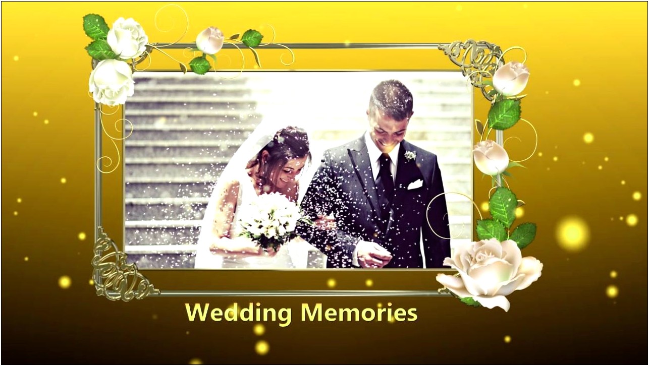 Wedding Memories Sony Vegas Template Free Download
