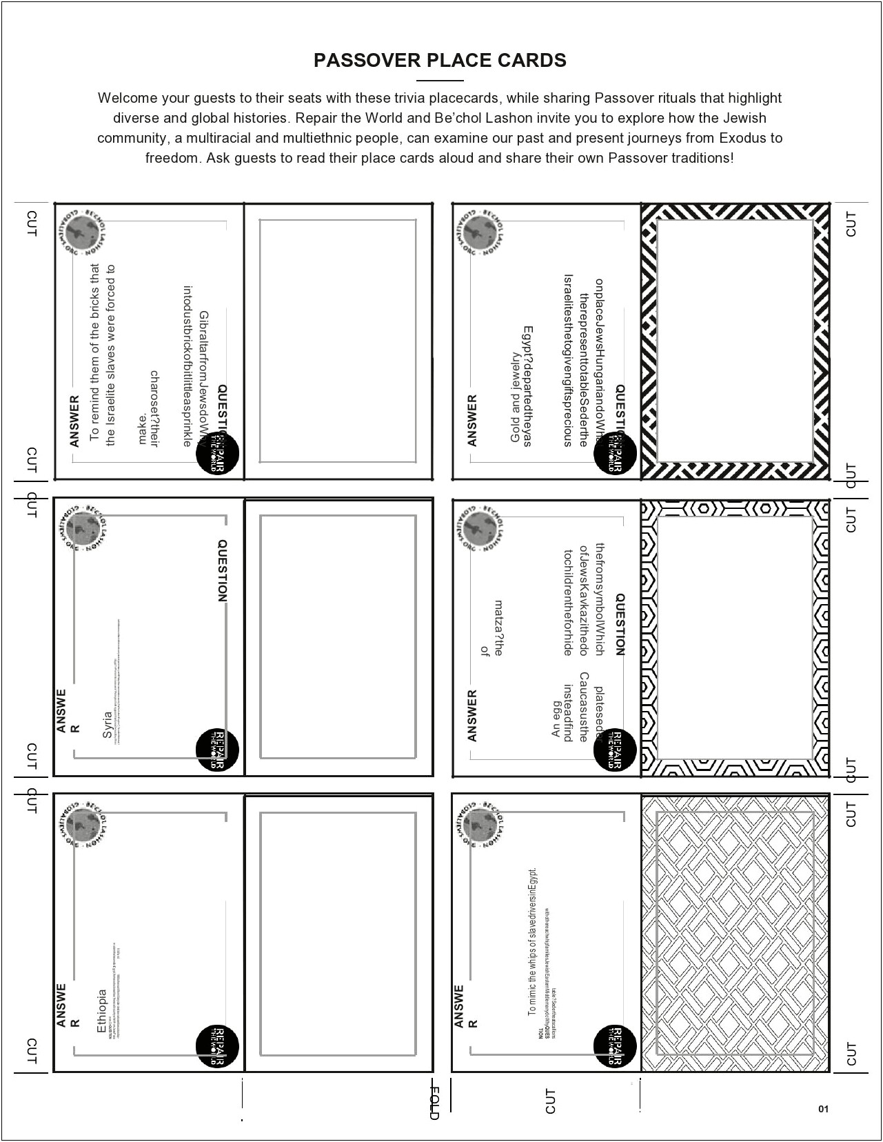 Wedding Place Card Templates Free For Word