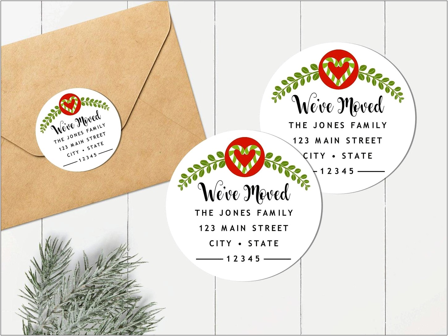 We've Moved Address Label Template Free