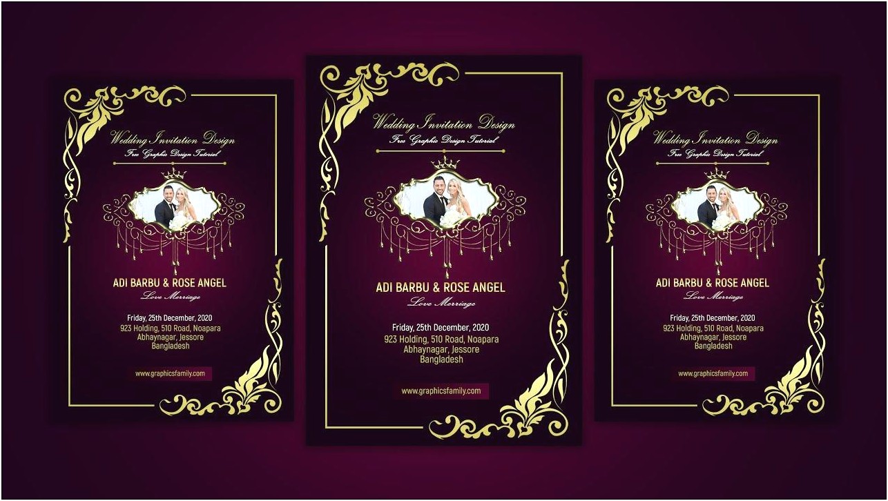 Whatsapp Wedding Invitation Card Template Free Download
