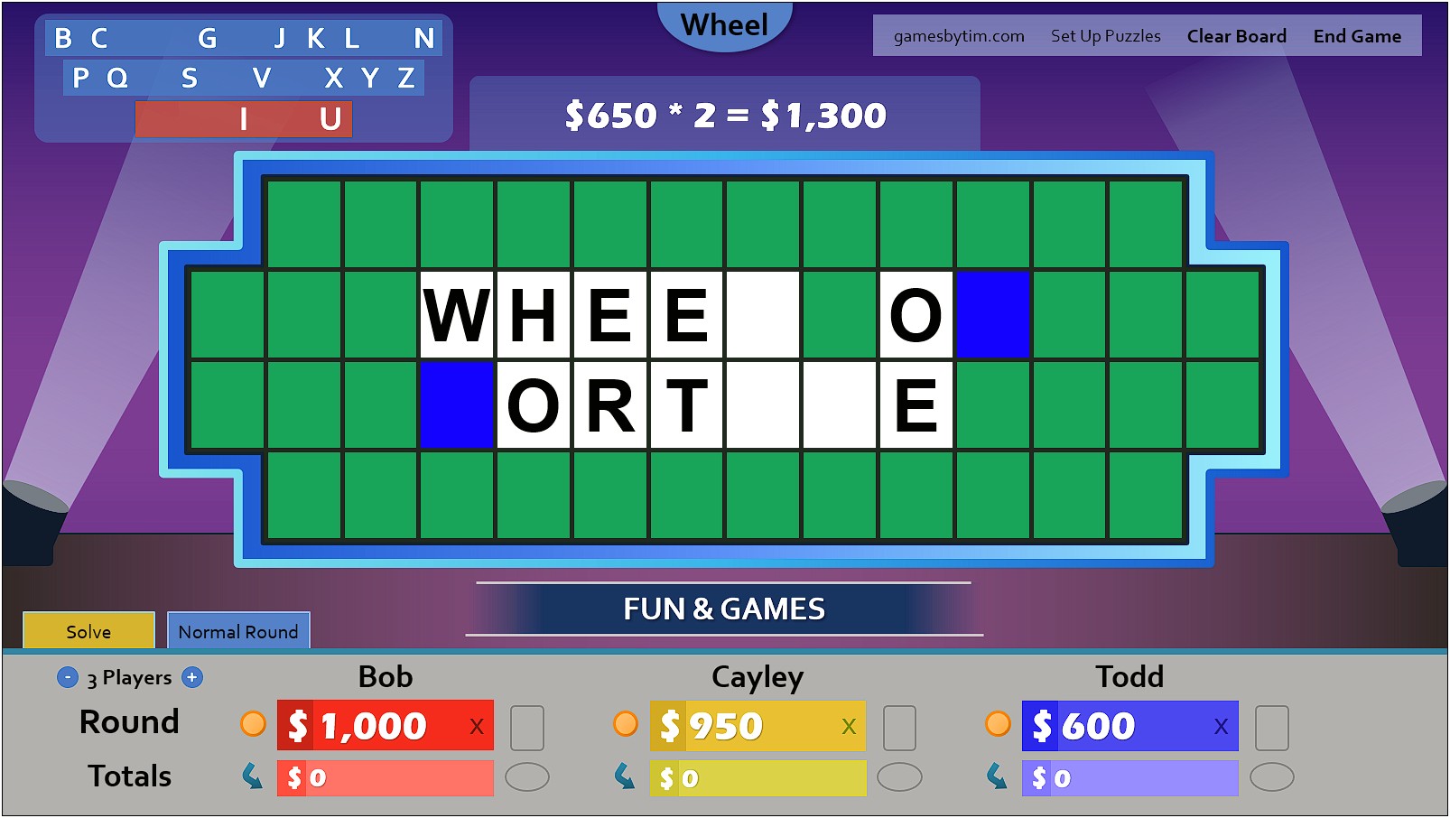Wheel Of Fortune Powerpoint Template Download