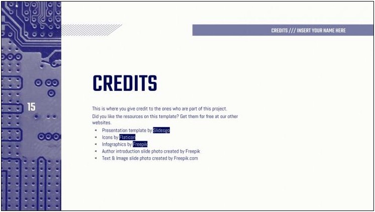 Where To Put Author Credit In Resume
