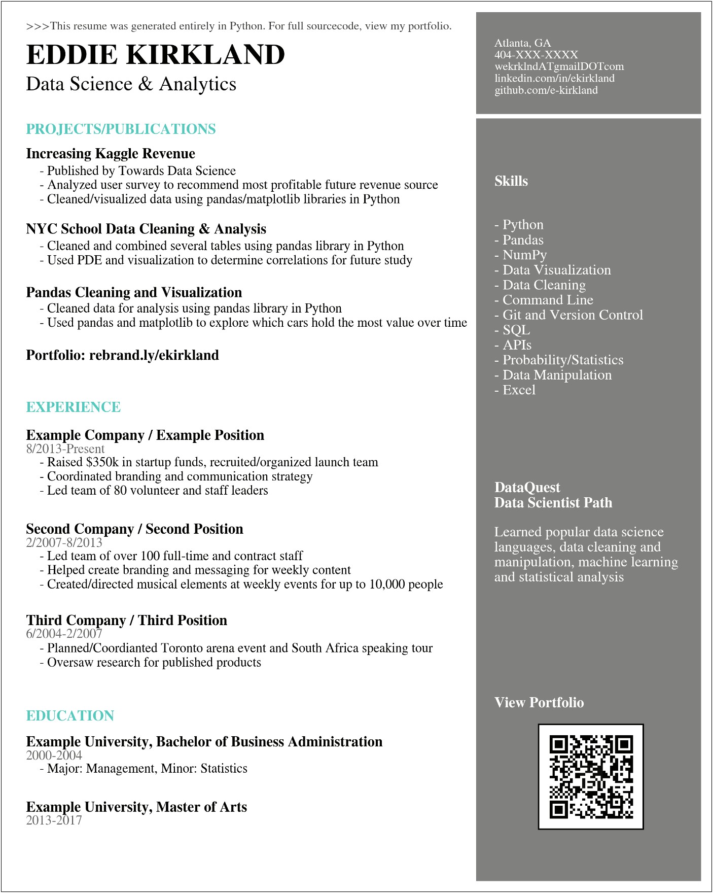 Where To Put Publications In Resume