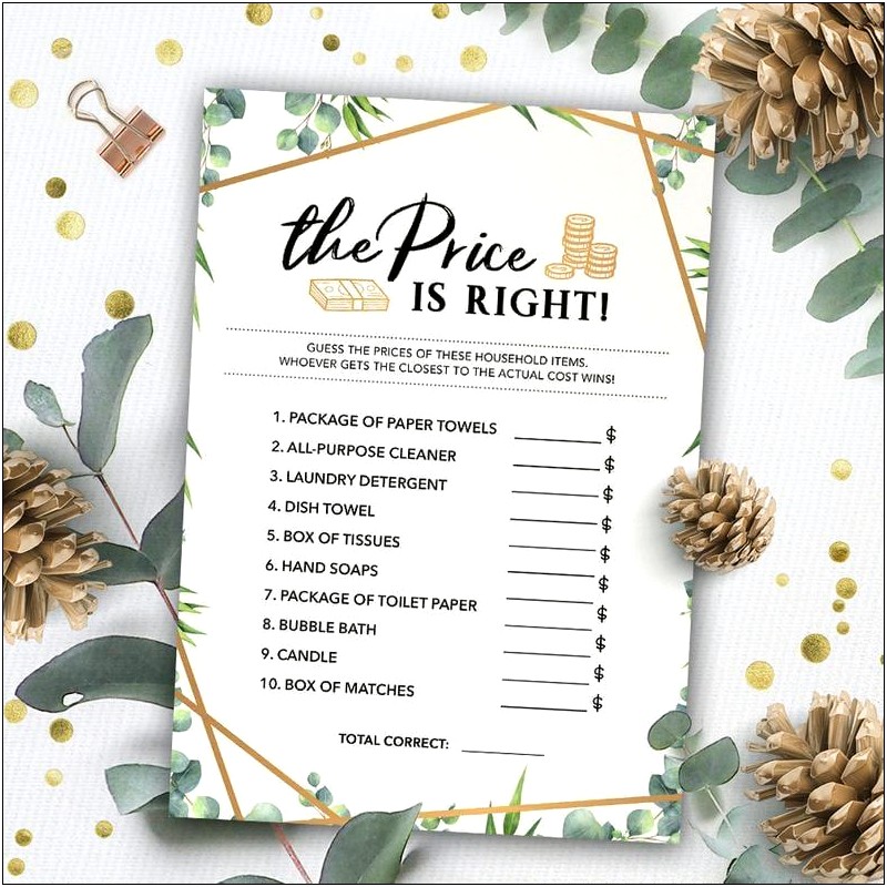 Who Said It Bridal Shower Game Free Template