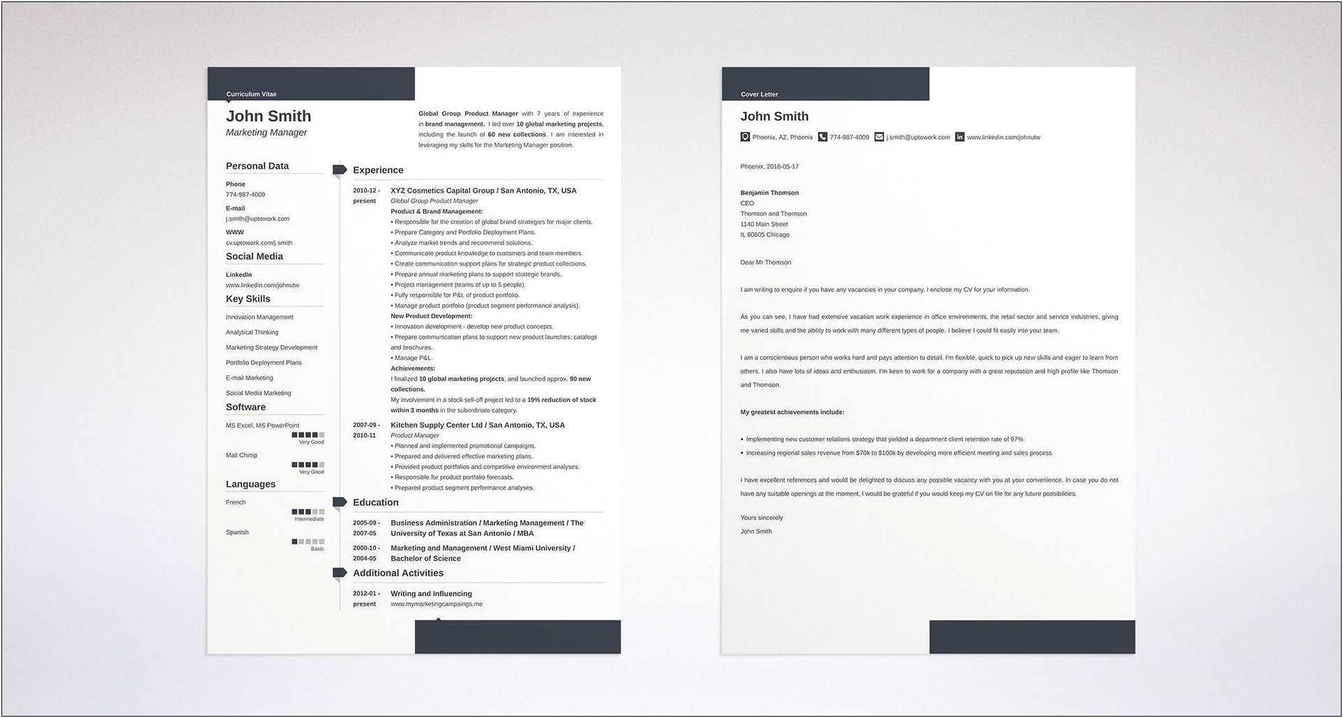 Windows 8 Resume Layout With Cover Letter