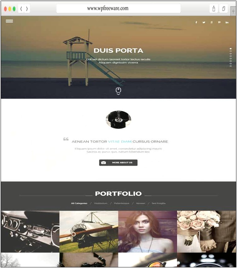 Wizard Full Page Portfolio Html Template Free Download