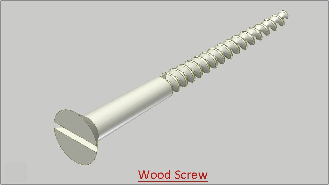 Wood Lags Screws Templates For Inventor For Free