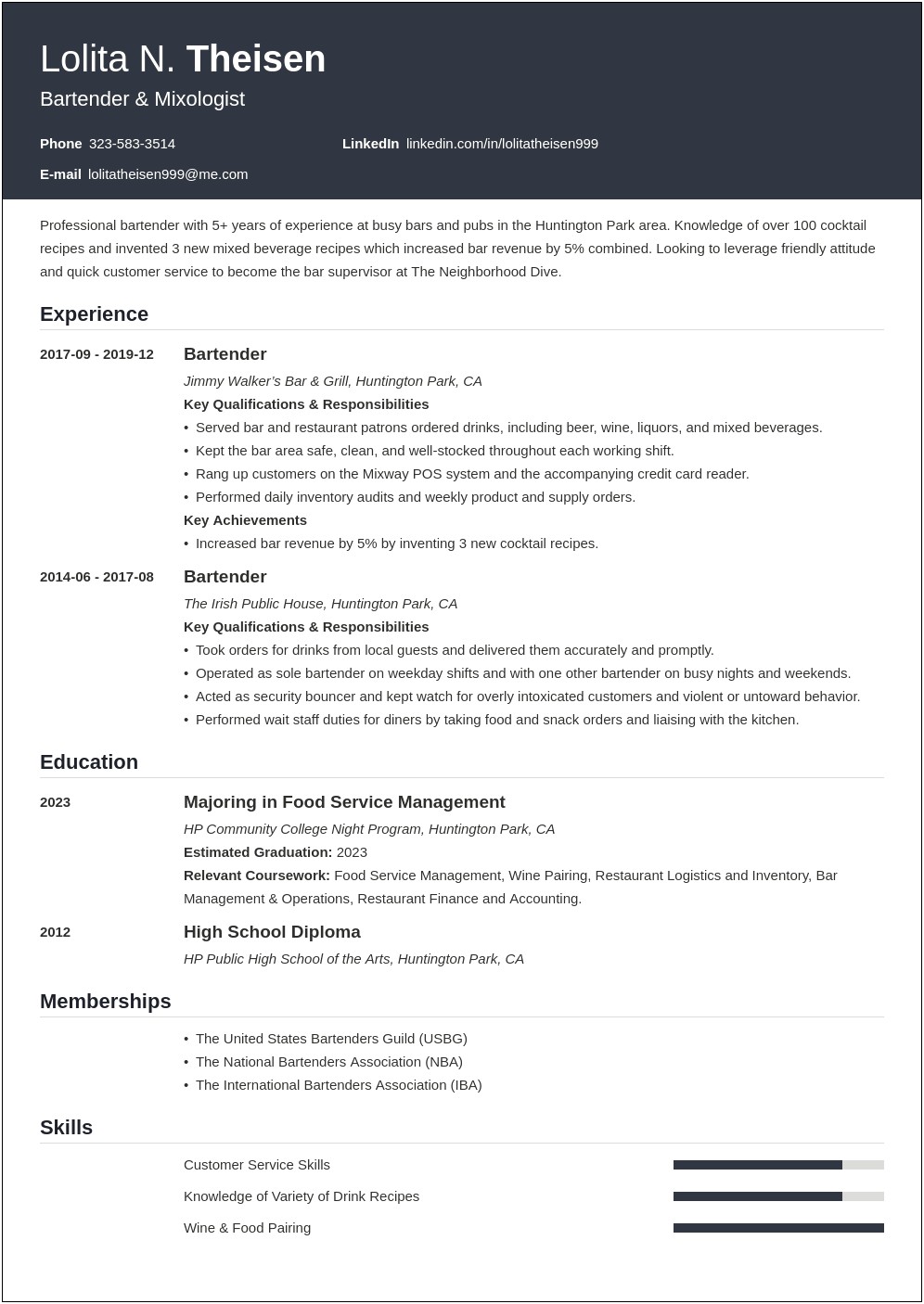 Word For Defusing Angry On Resume