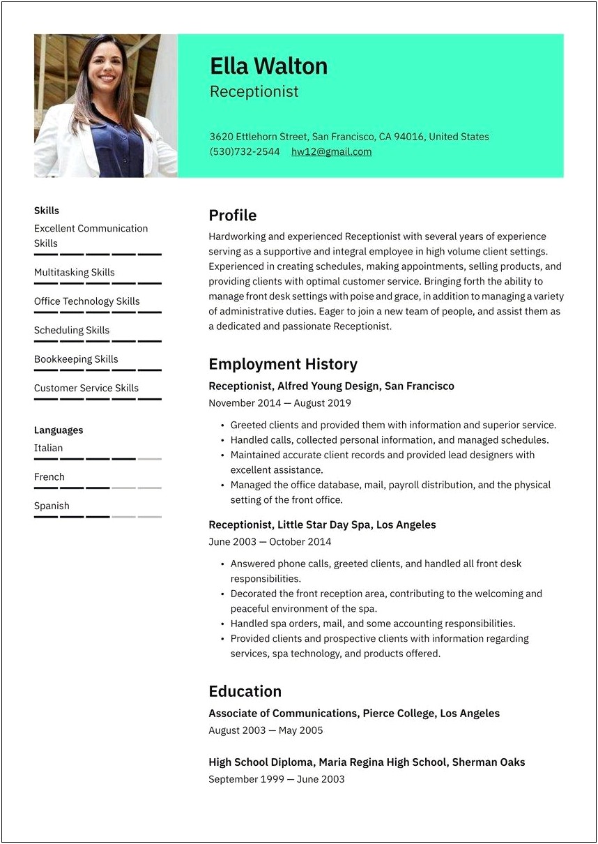 Work At Client Site On Resume