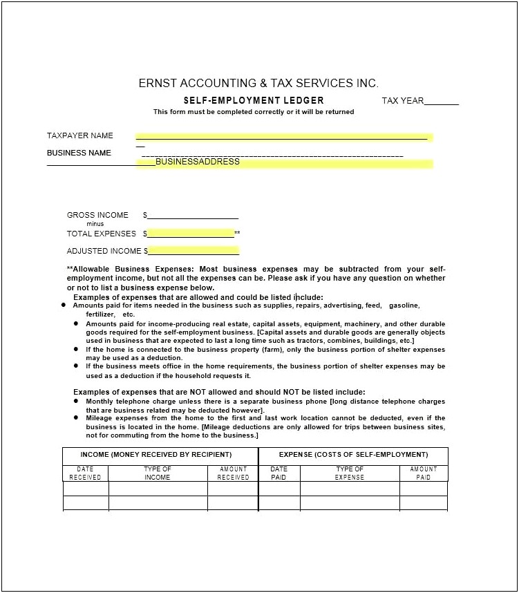 Year To Date Employee Statement Template Free