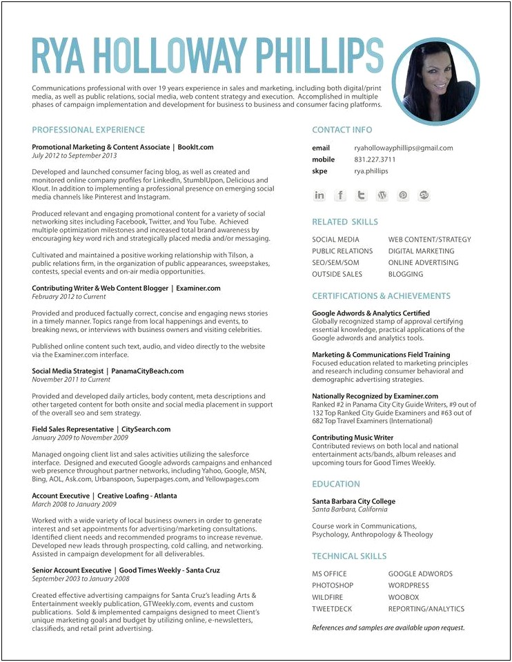 Yelp Account Executive Job Description For A Resume