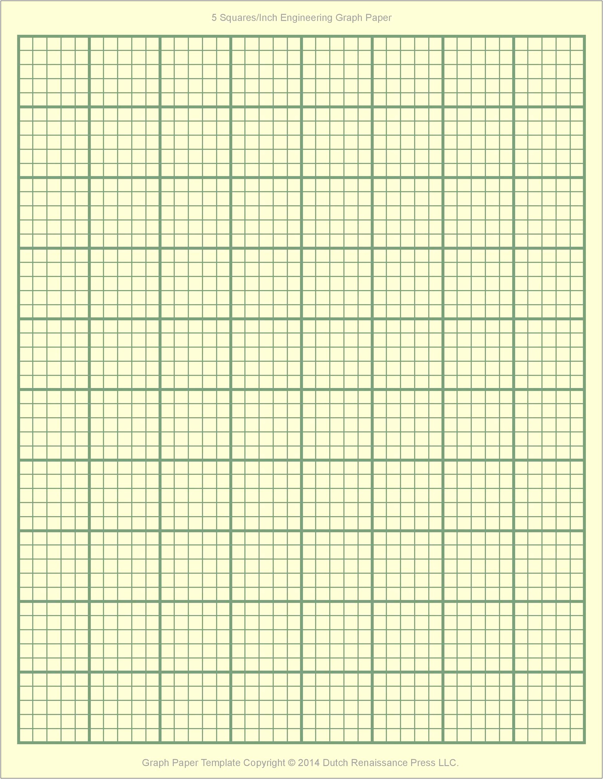 1 8 Graph Paper Template Word