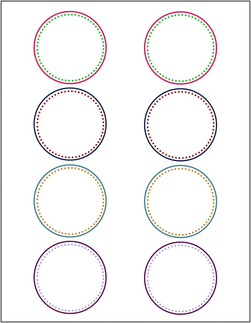 2 Inch Circle Template For Word