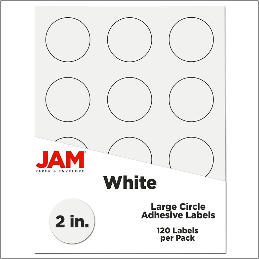 2.5 In Circle Template For Word