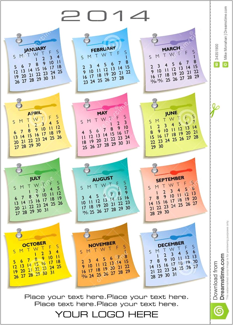 2015 Monthly Calendar Templates For Word