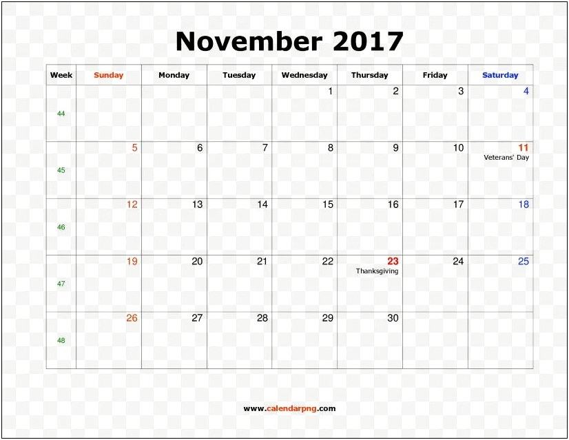 2018 Calendar Template Word Monday Start