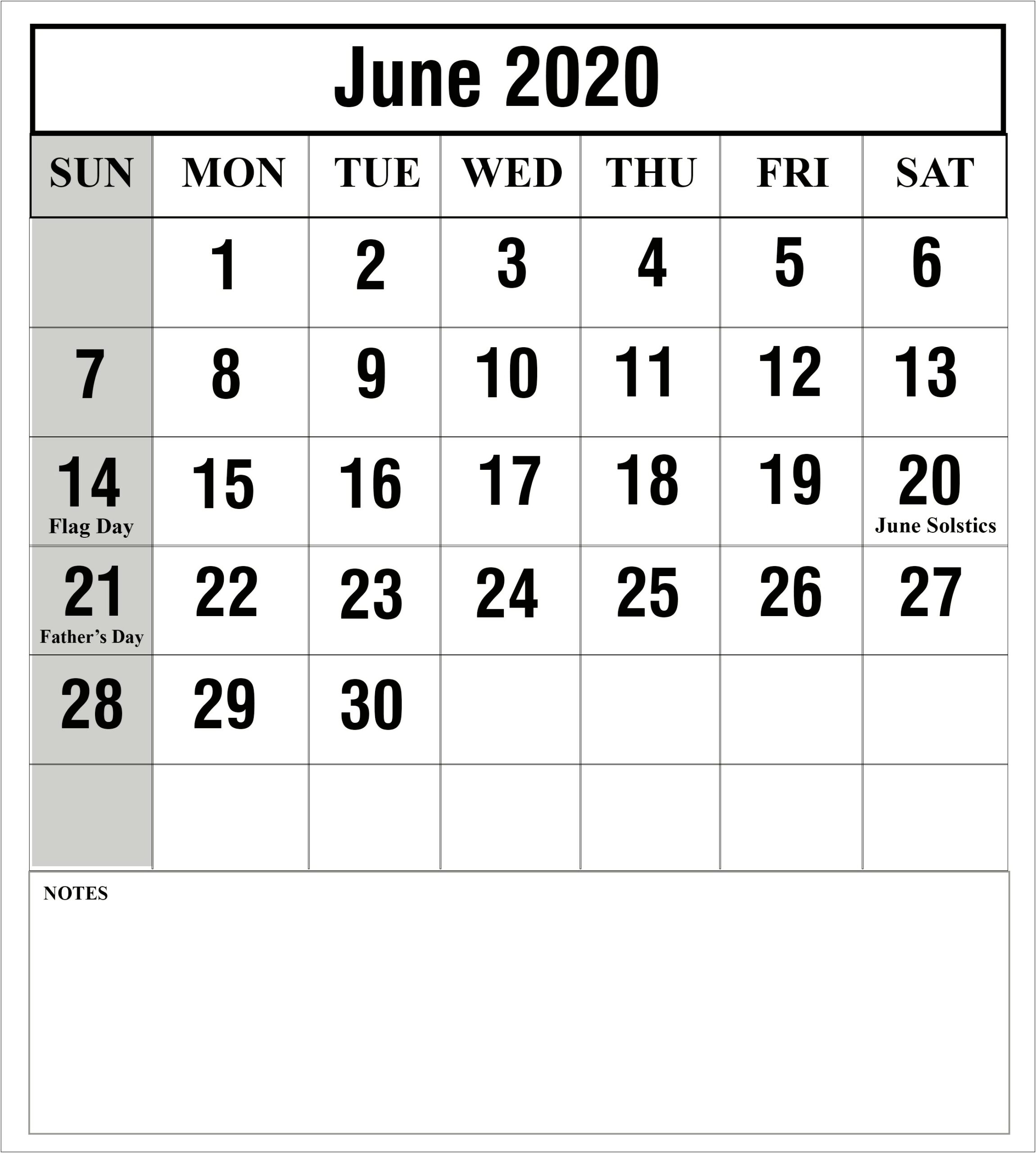 2020 Three Year Calendar Template Word