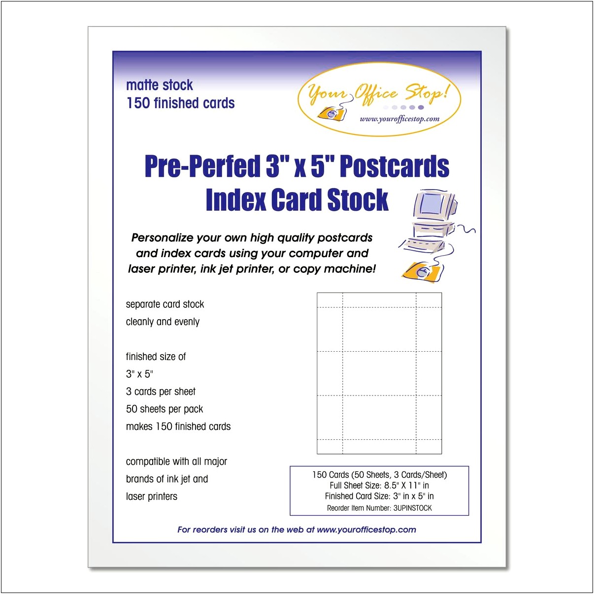 3 By 5 Notecard Template Word