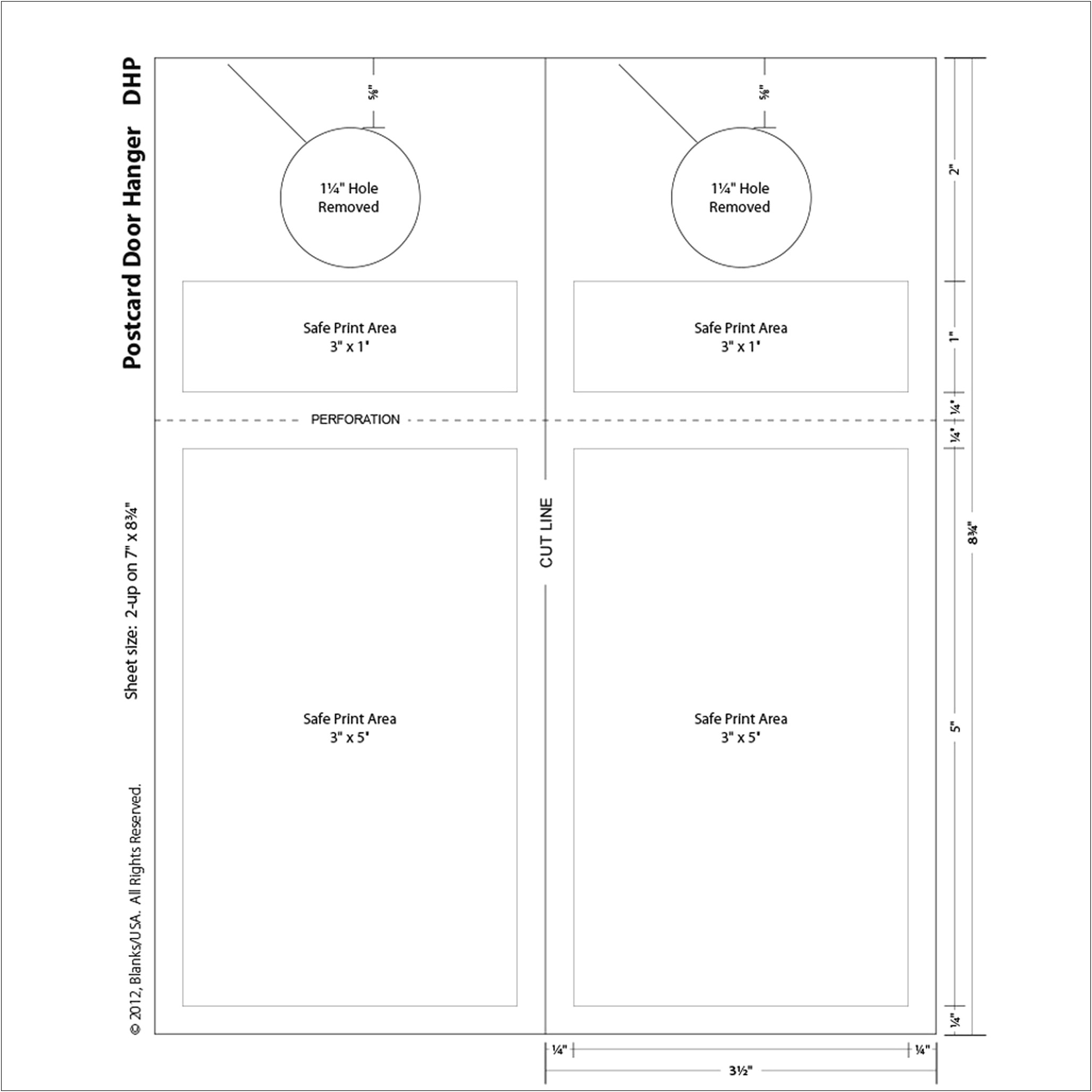 3.5x 5 Postcard Template For Word