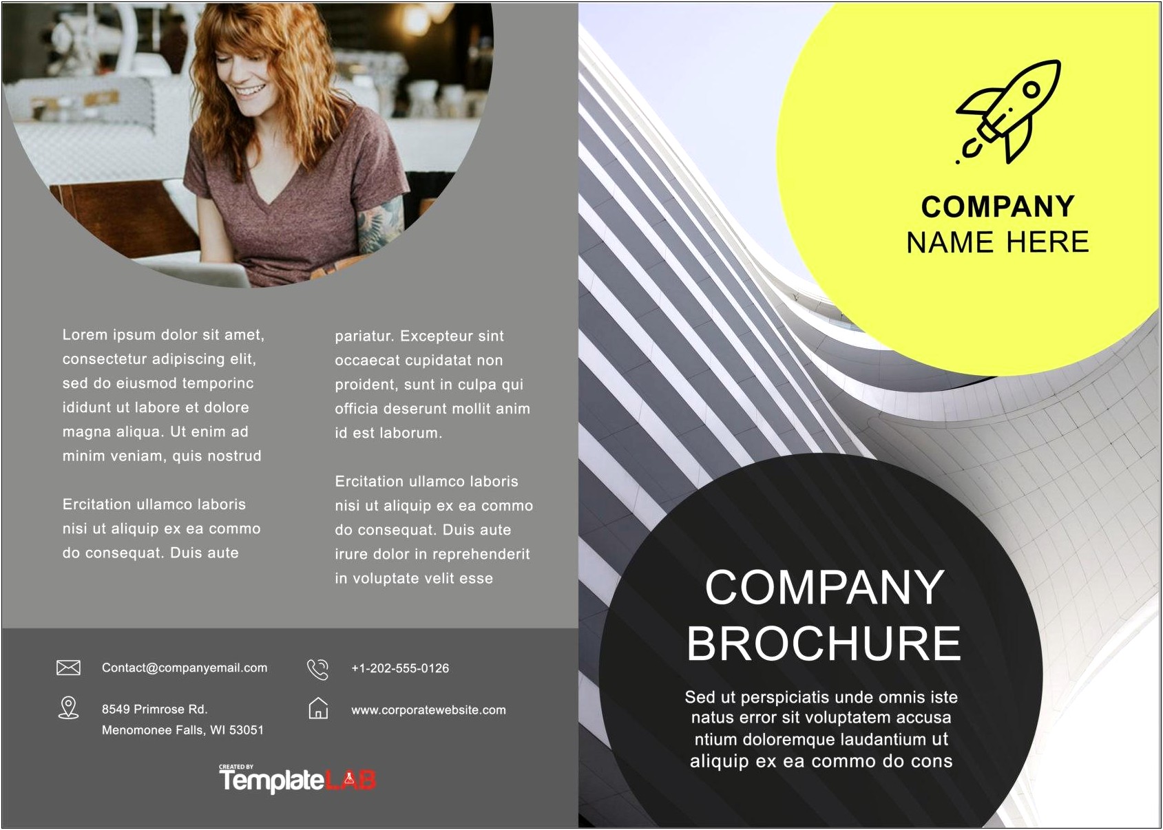 4 Page Brochure Template For Word