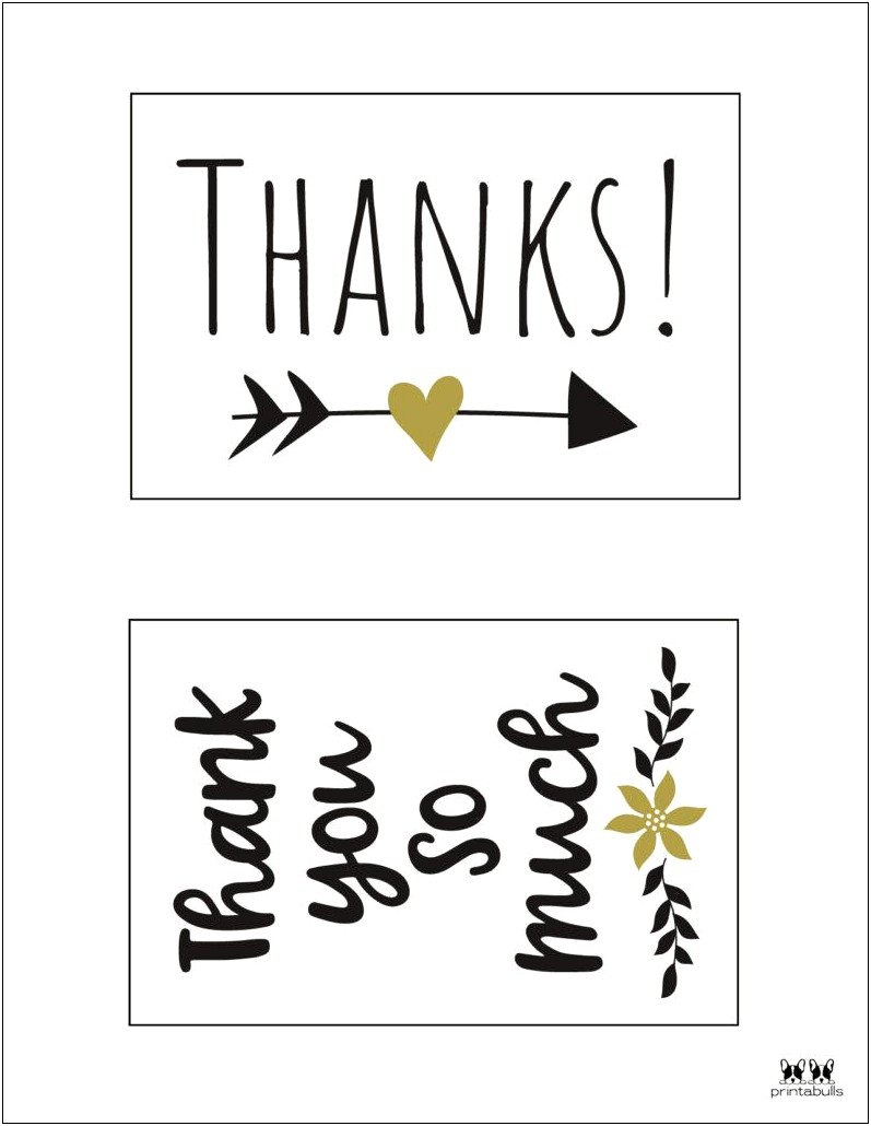 5x7 Thank You Card Template Word