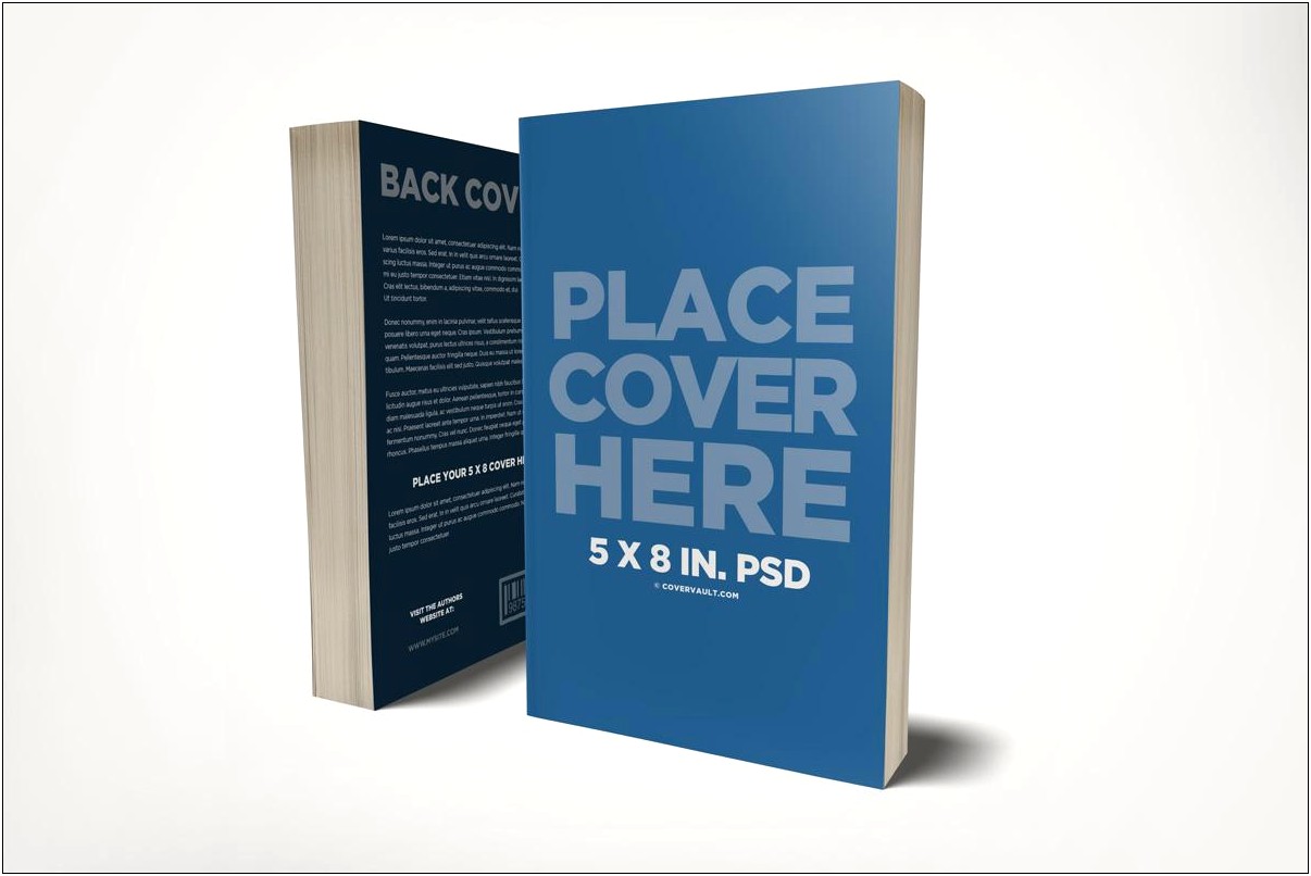 6 X 9 Book Cover Template Word