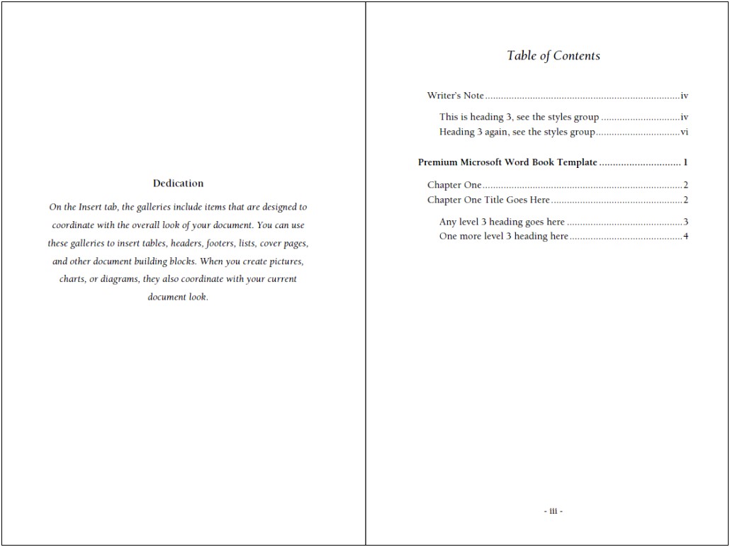 6x9 Book Template For Microsoft Word