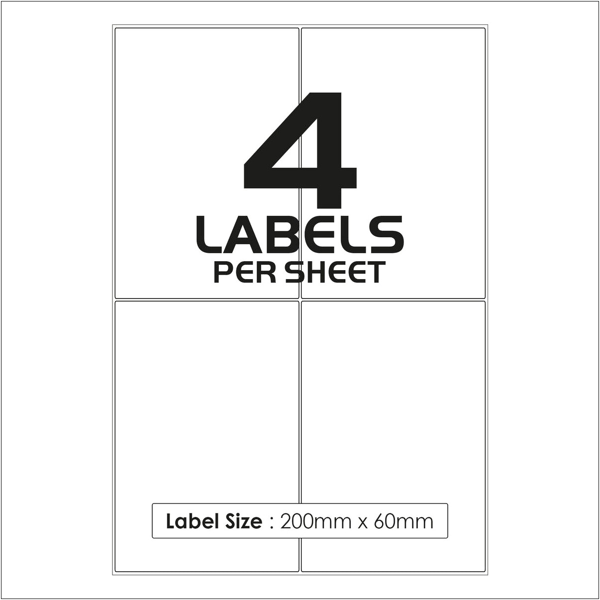 A4 Lever Arch File Label Template Word