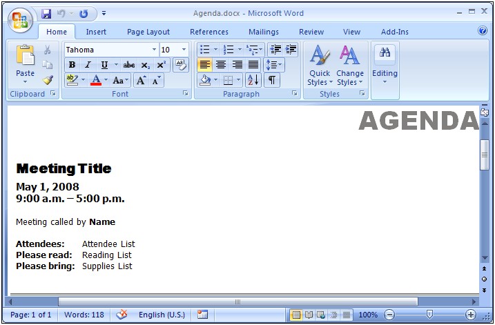 Add Template Styles To Word Document
