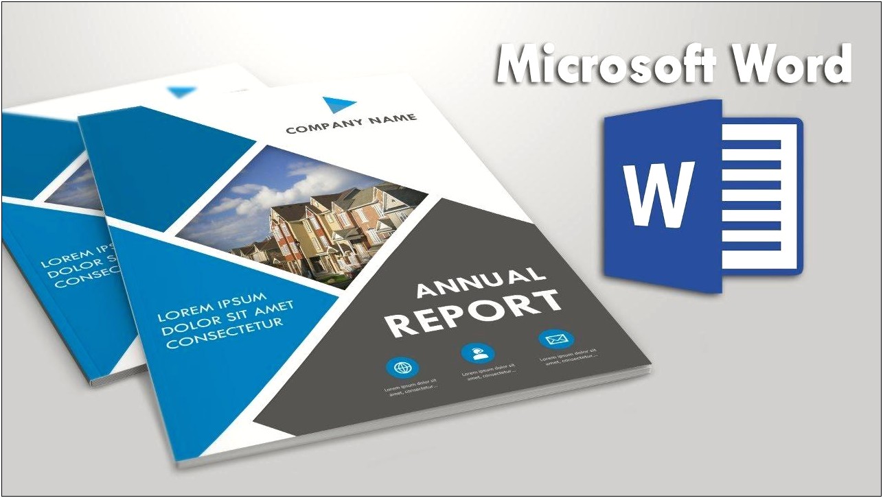 Annual Year Report Template For Microsoft Word