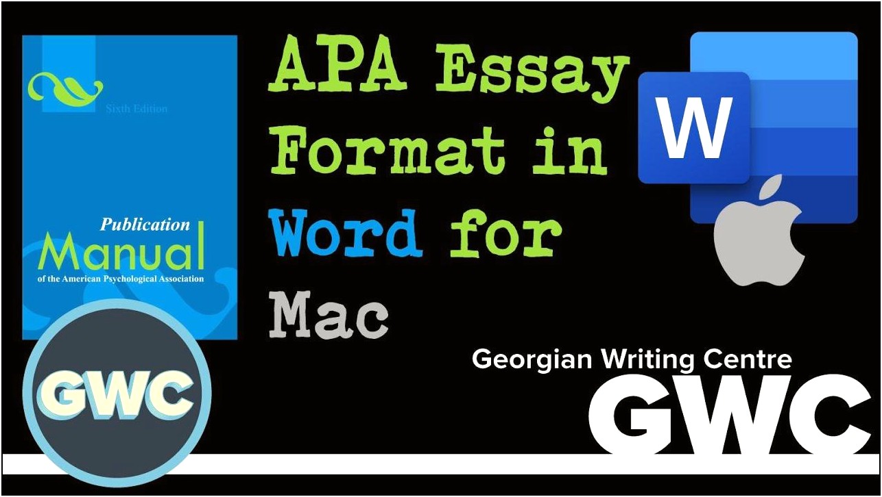Apa Template For Mac Word 2008
