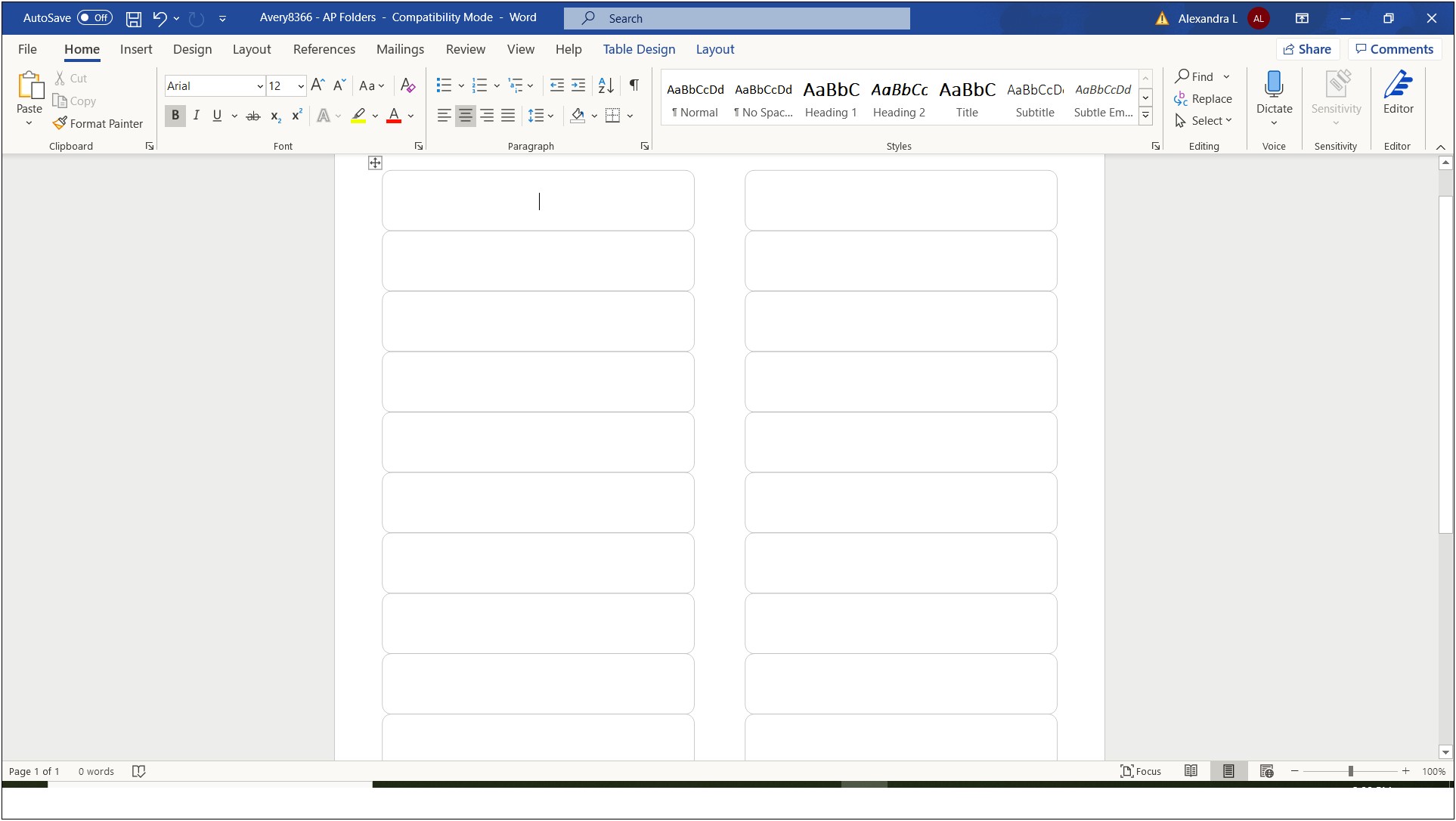 Avery 27881 Template For Microsoft Word