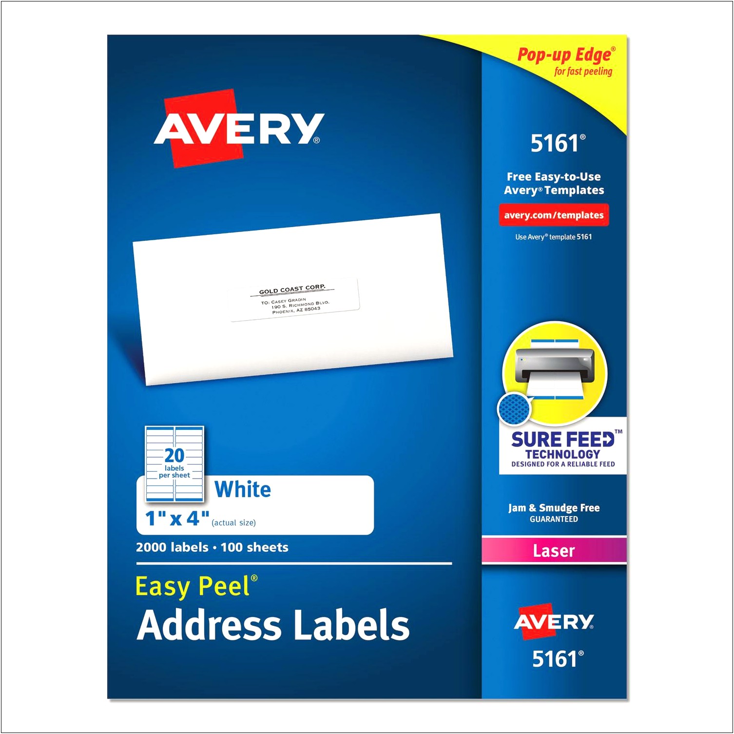 Avery 5161 Template For Word 2016