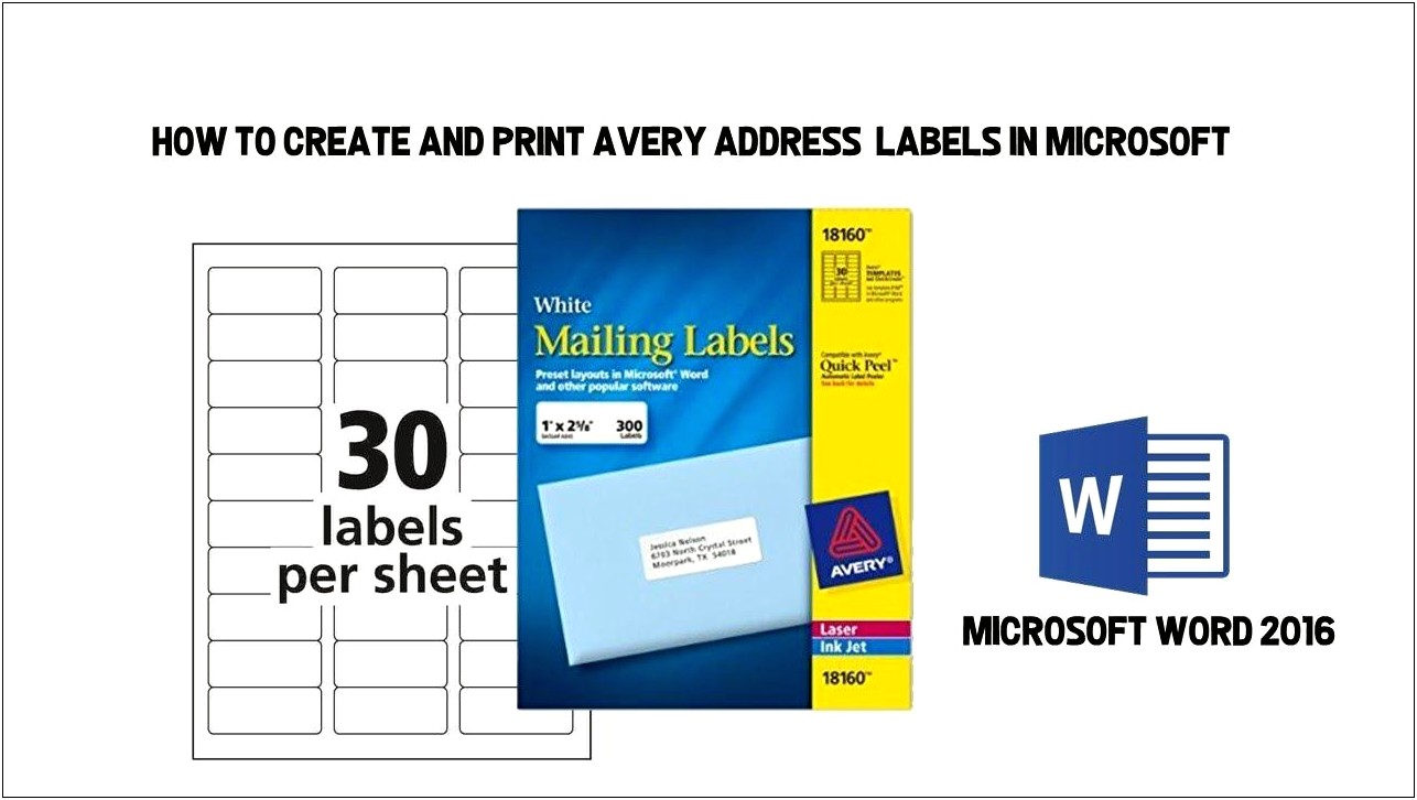 Avery 5163 Template For Microsoft Word