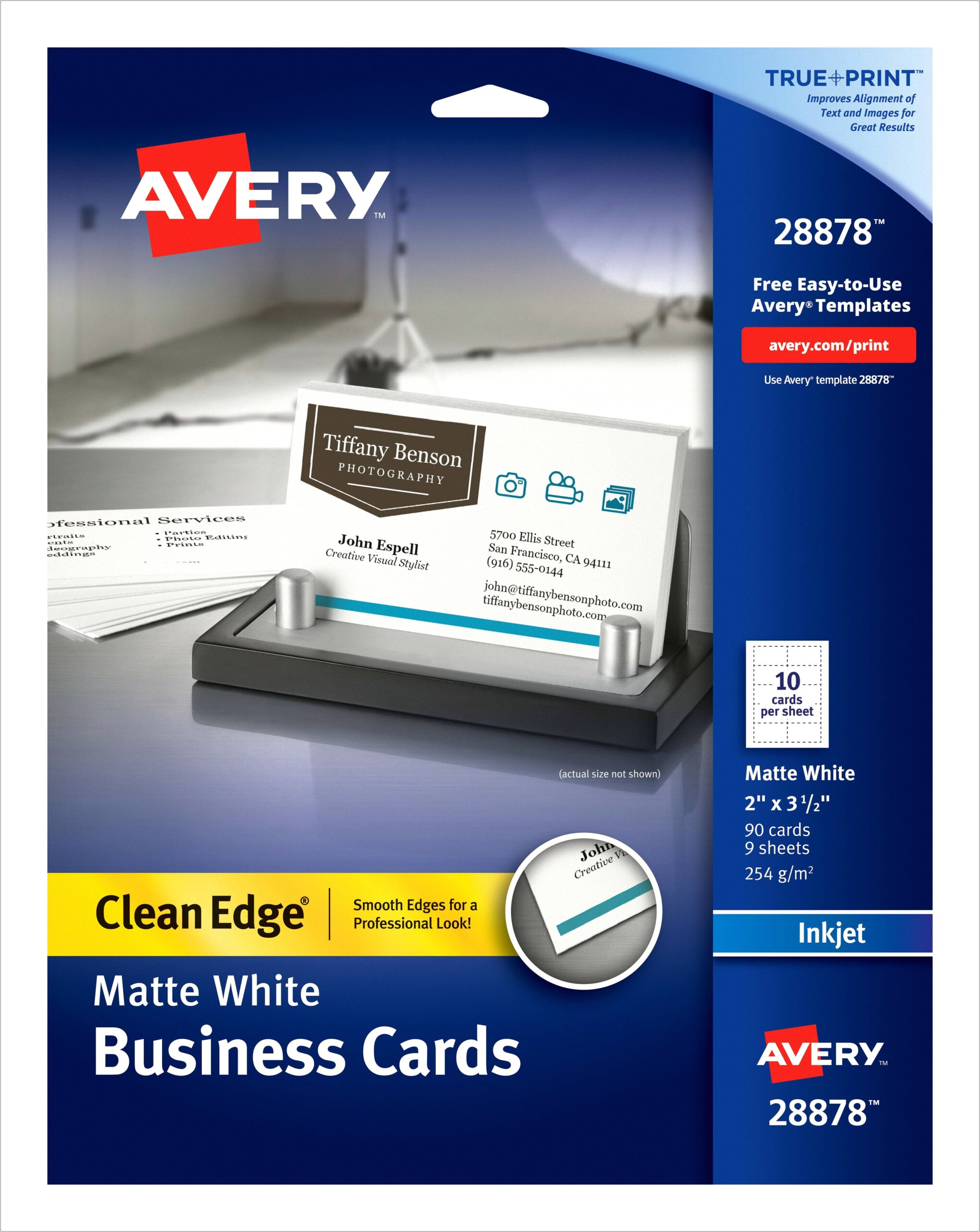 Avery Business Card Templates For Word 2013