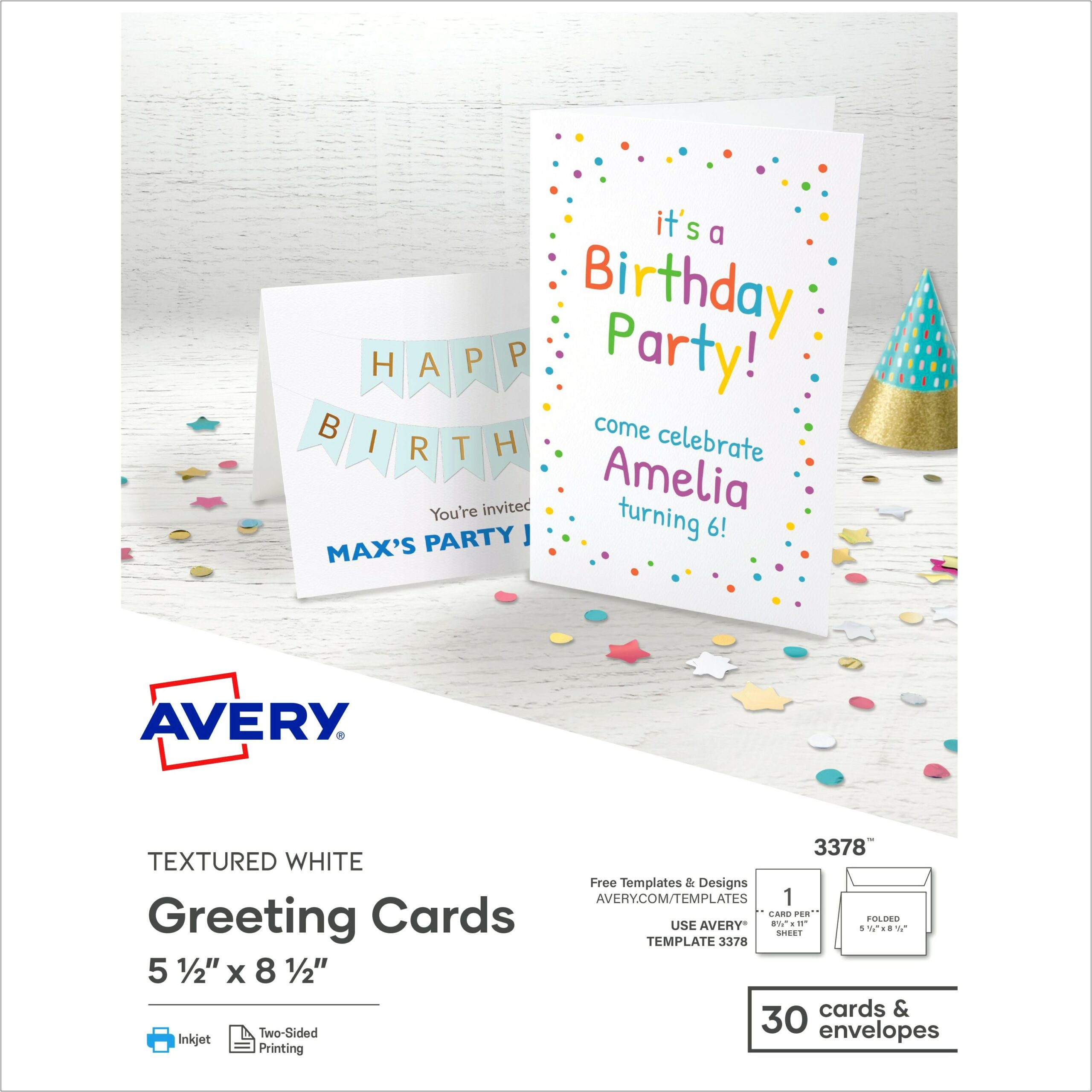 Avery Greeting Card Template For Word