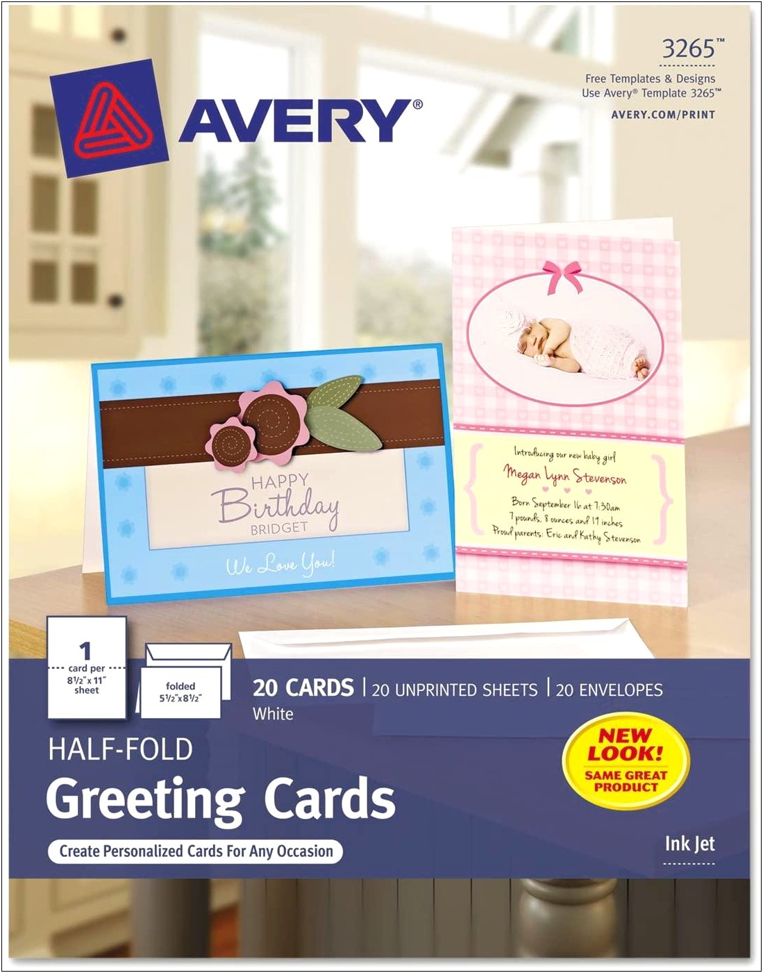Avery Greeting Card Templates For Word