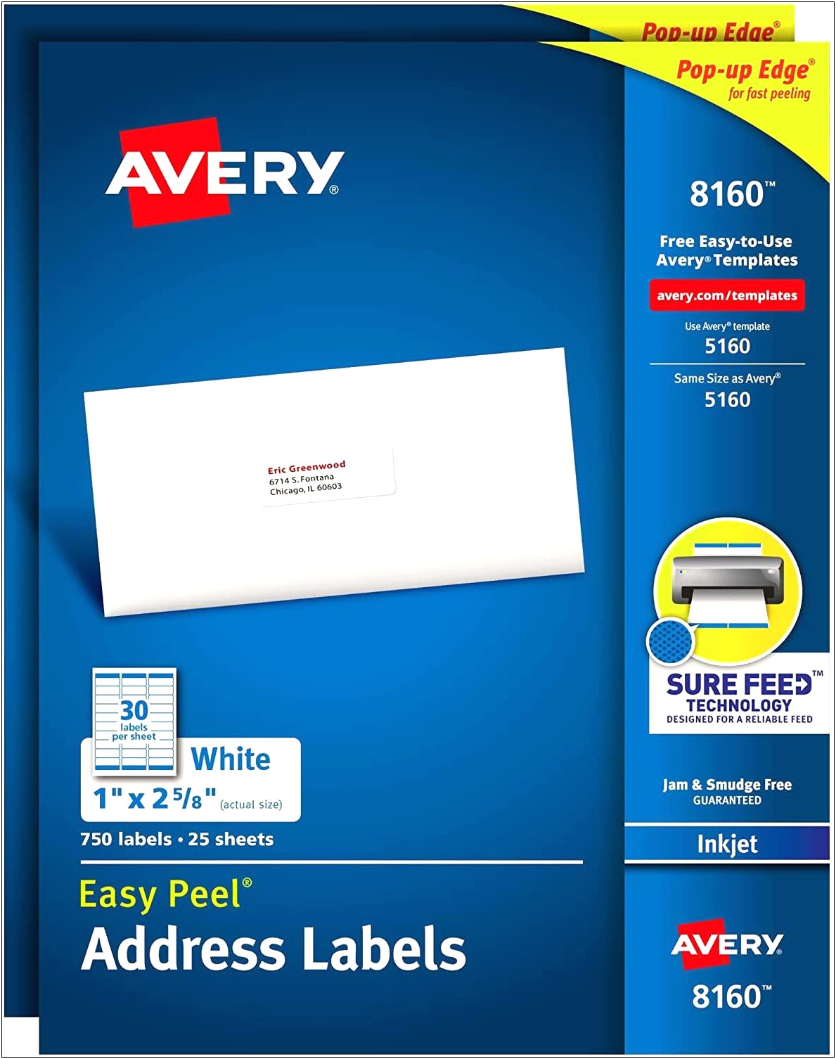 Avery Label Printing Template 8164 For Word