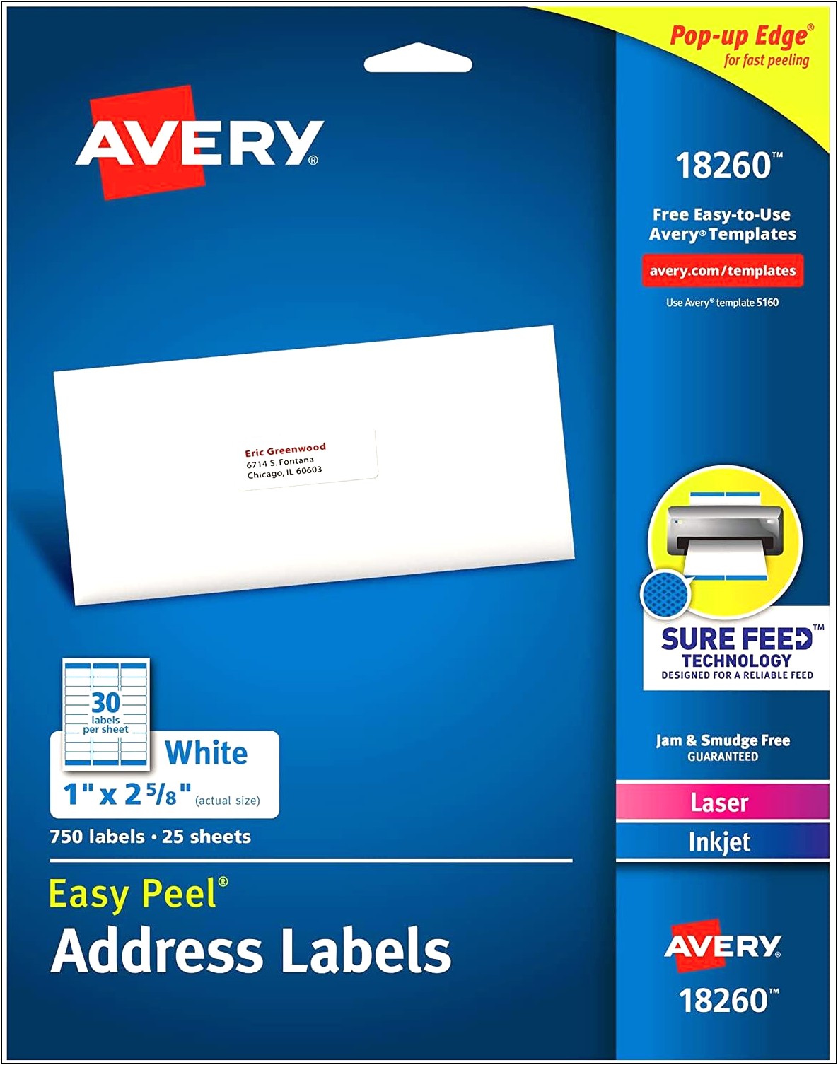 Avery Label Template 18160 For Word