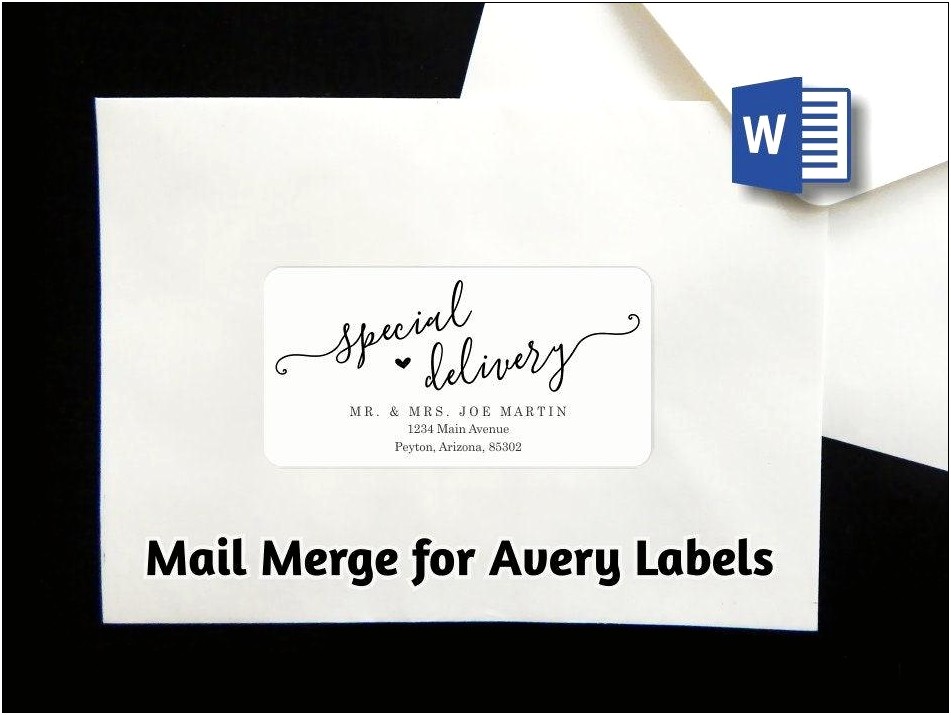 Avery Mailing Label Template For Microsoft Word
