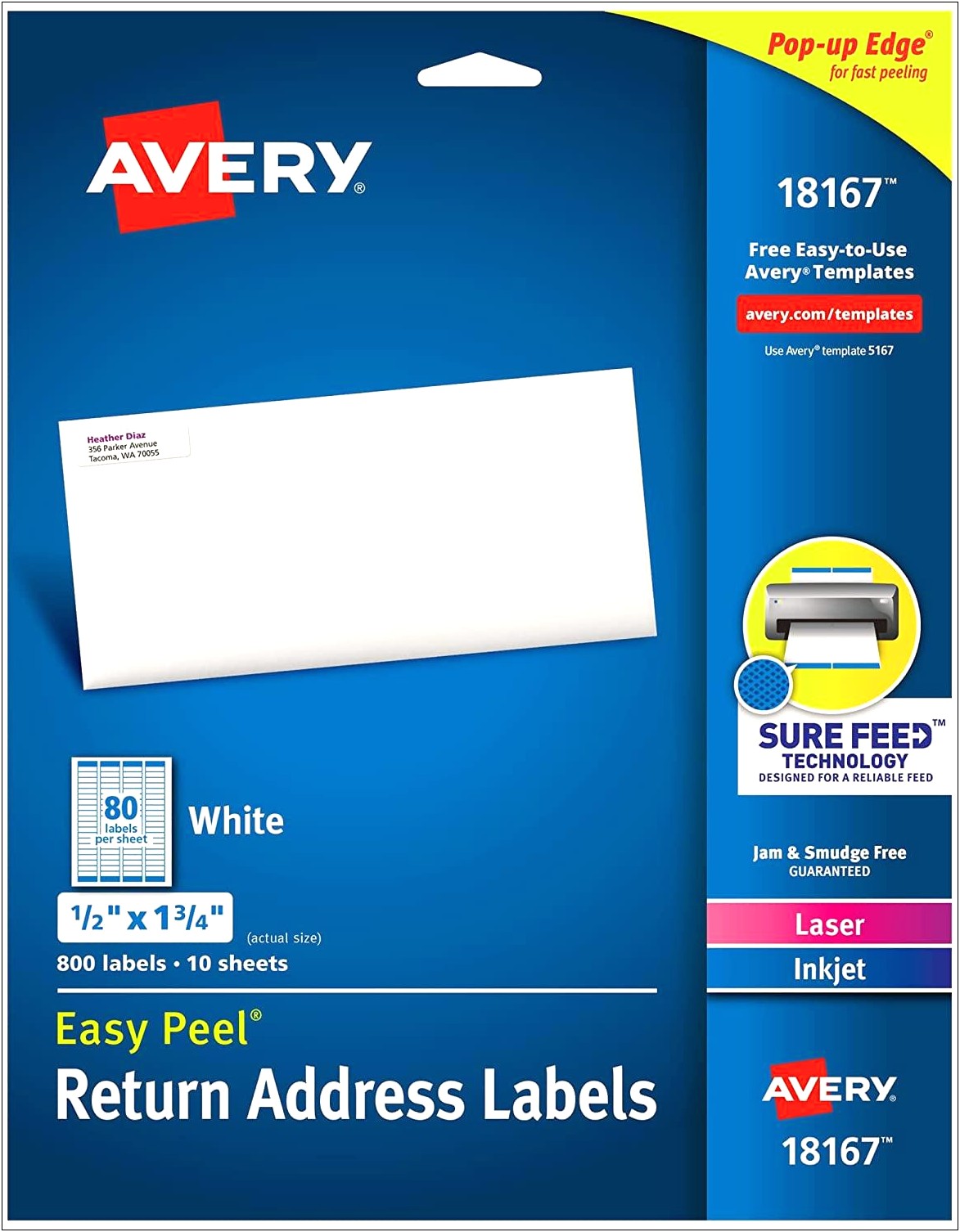 Avery Return Address Labels Template Word