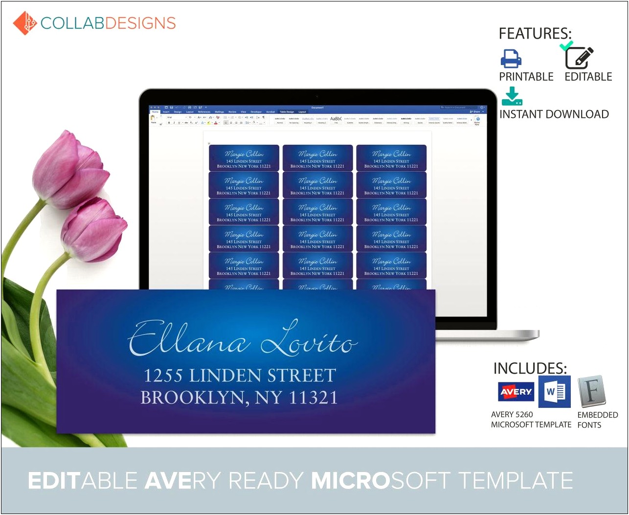 Avery Template 16460 For Microsoft Word