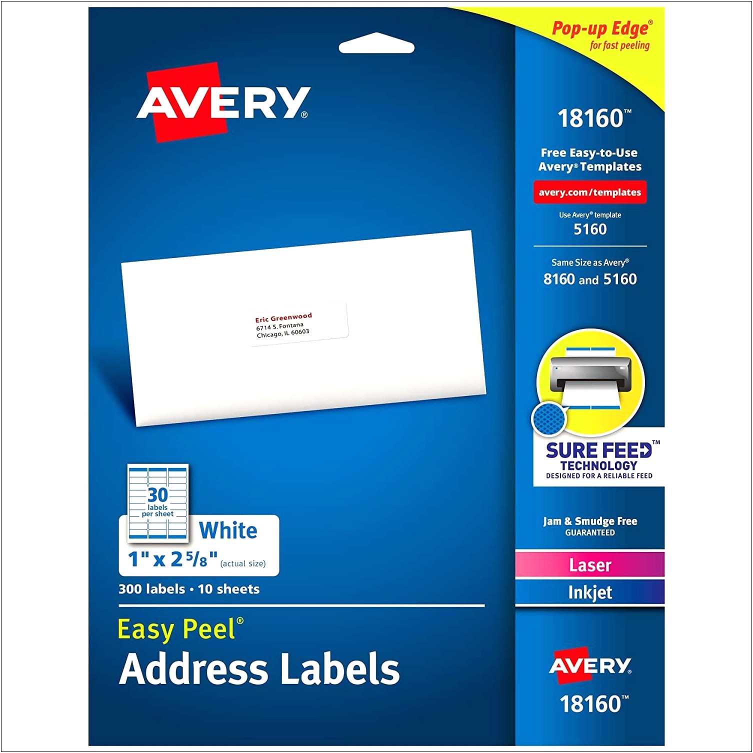 Avery Template 18160 For Microsoft Word