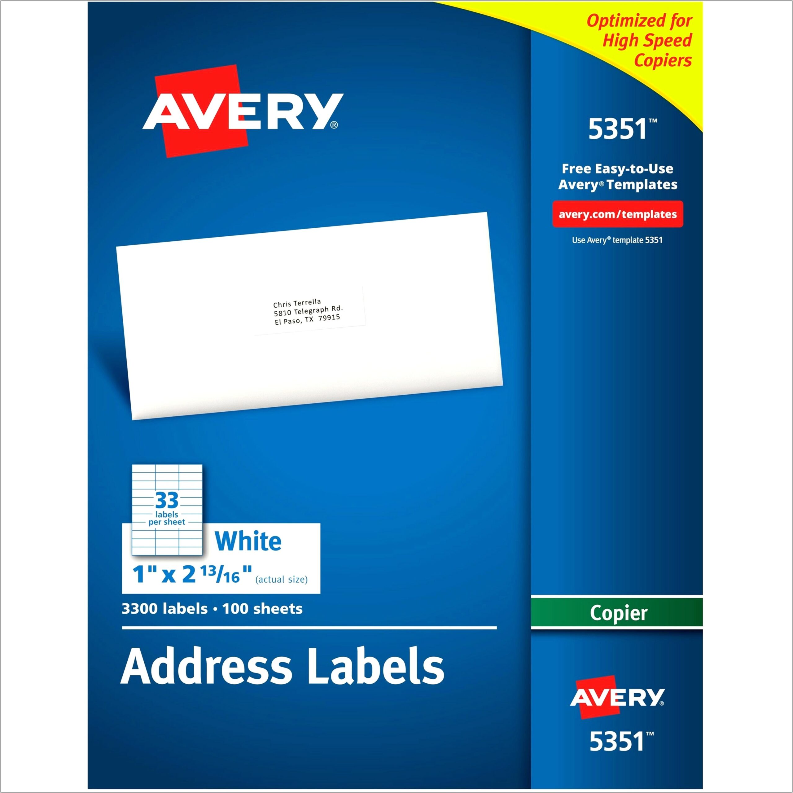 Avery Template 5163 For Word 2003