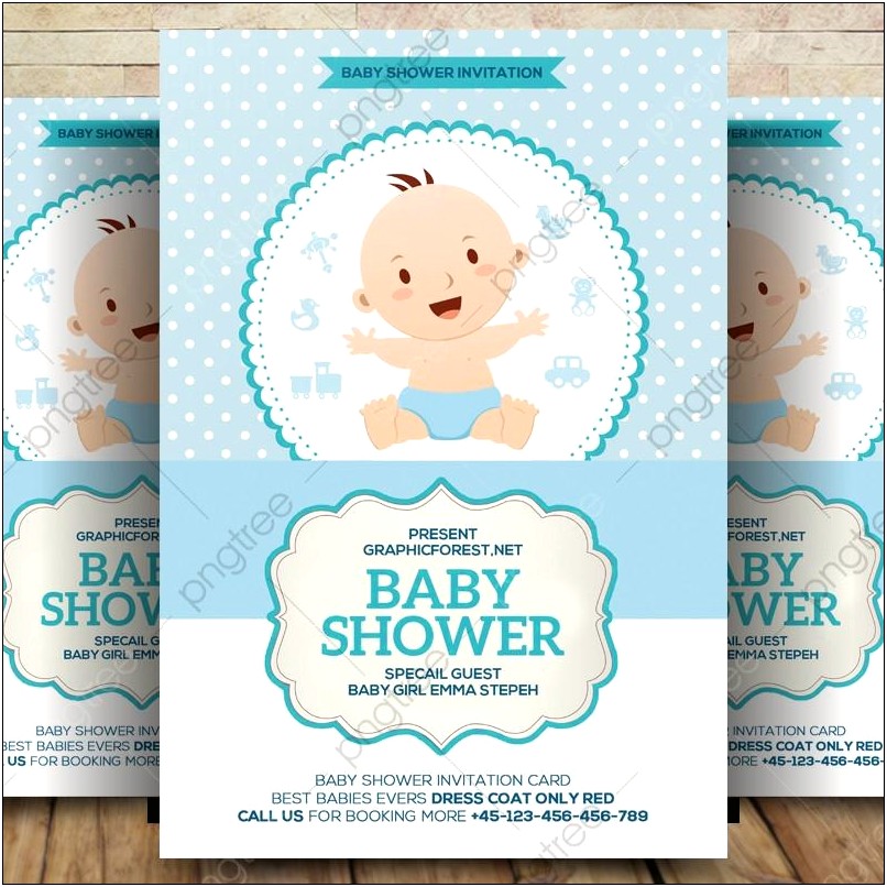 Baby Shower Flyer Template Microsoft Word
